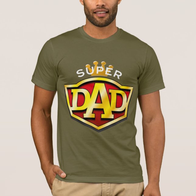 T-shirt Super papa (Devant)