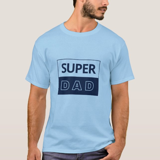 T-shirt Super papa (Devant)