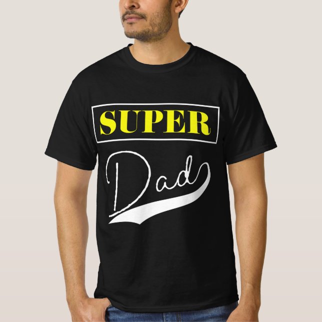 T-shirt Super papa (Devant)