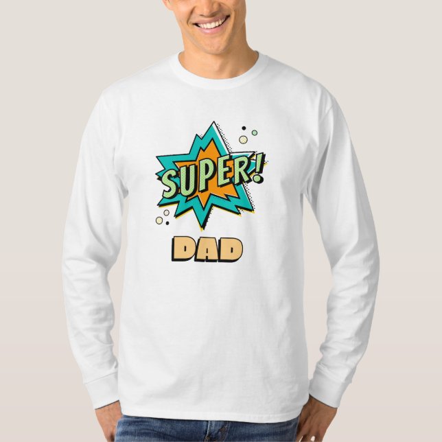 T-shirt Super papa (Devant)