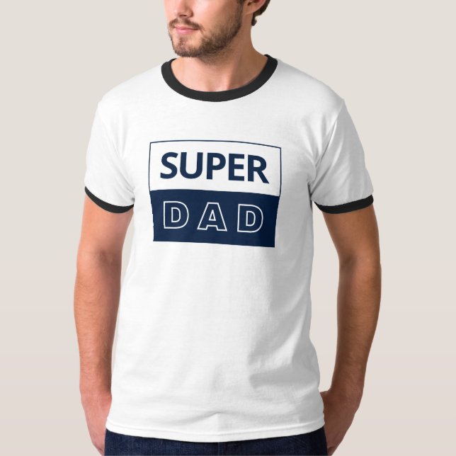 T-shirt Super papa (Devant)