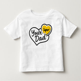 T-shirt Super Papa | Cadeau Fête des pères amusant