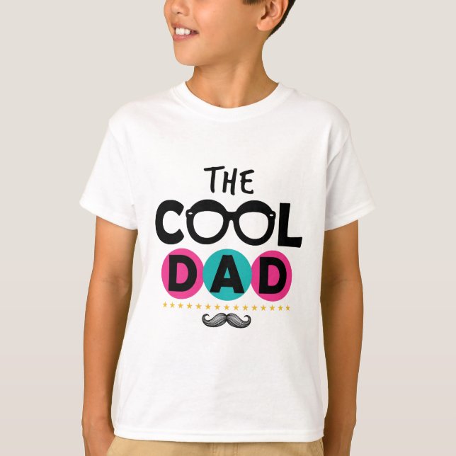 T-shirt Super-Papa-Cool  (Devant)