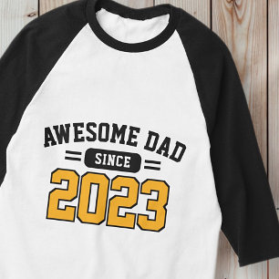 T-shirt Super papa depuis XX Athlétique Fête des pères mod