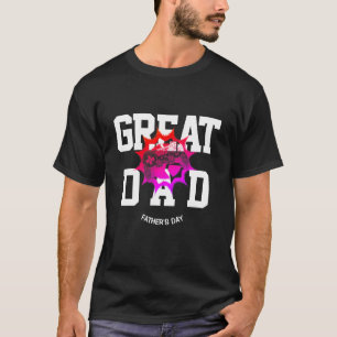 T-shirt Super Papa Fête des Pères Citation Rétro Joueur