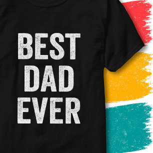 T-shirt Super Papa Graphique Rétro Vintage Meilleur Papa