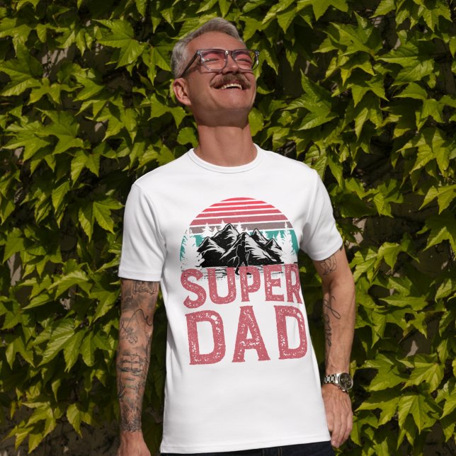 T-shirt Super Papa L'Homme Le Mythe La Légende Cadeau (Super Dad The Man The Myth The Legend T-Shirt Gift)