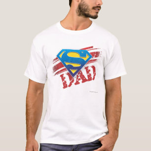 T-shirt Super Papa Stripes
