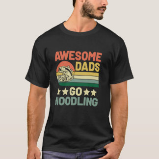 T-shirt Super Papas Partent Pêcher à la Main Des Poissons-