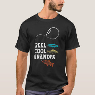 T-shirt Super Papi Pêcheur Poisson Pêcheur Blague Vintage