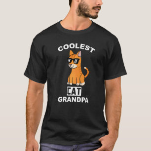 T-shirt Super Papy Chat Roux Animal de Compagnie Grand-Pèr
