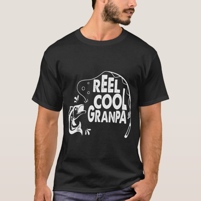 T-shirt Super papy cool (Devant)