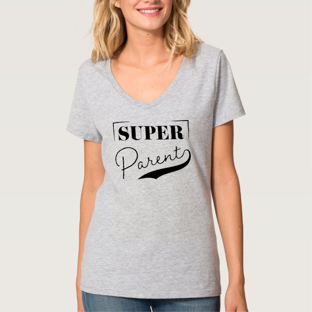 T-shirt Super parent (Devant)