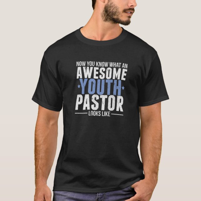 T-shirt Super Pasteur de Jeunesse Appréciation Pasteur de  (Devant)