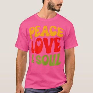 T-shirt Super Peace Love Soul Rb Music Retro Vintage 90S