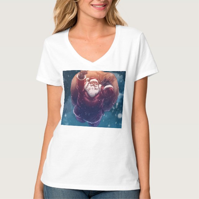 T-shirt Super Père Noël (Devant)