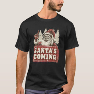 T-shirt Super Père Noël venir tenue pour garçons et filles