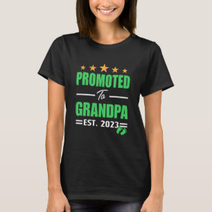 T-shirt Super Promu À Grand-Père Est 2023 Grossesse Ann
