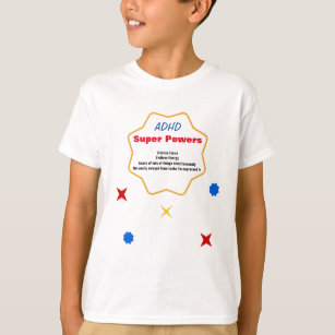 T-shirt Super puissance ADHD