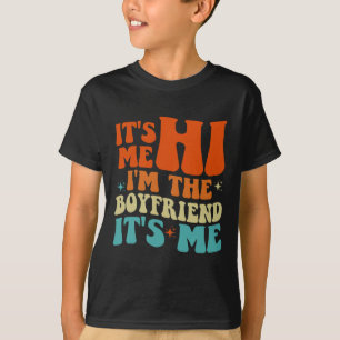 T-shirt Super Retro C'est moi Salut Je suis le petit ami C