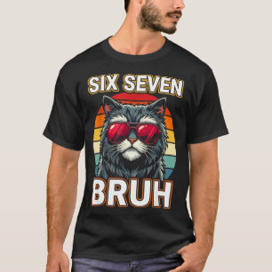 T-shirt Super Rétro Six Sept Frère Chat Lunettes de Soleil