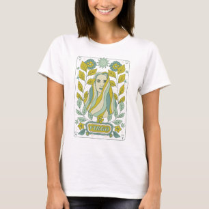 T-shirt Super Retro Virgo Horoscope Astrologie Vert