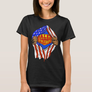 T-shirt Super Sales Recruteur Héros Job