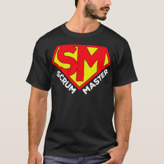 T-shirt Super Scrum Master Agile Scrum Master Balsamique B