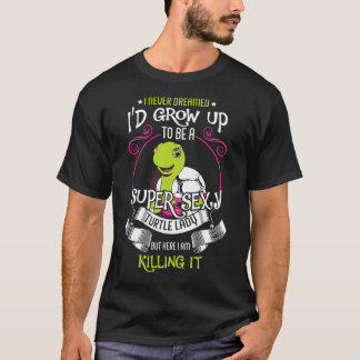 T-shirt Super Sexy Turtle Lady