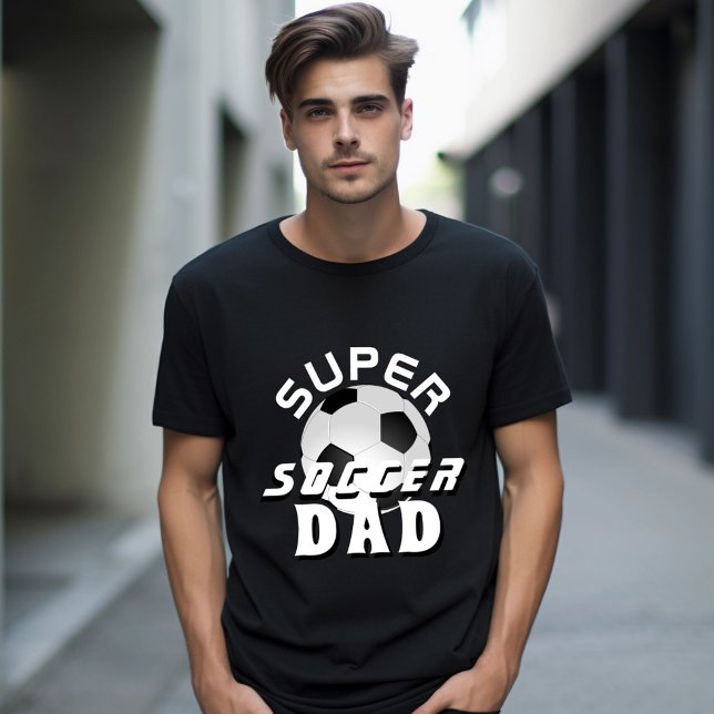 T-shirt Super Soccer Papa Football Sport Père (Créateur téléchargé)