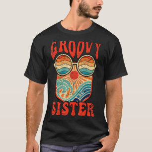 T-shirt Super soeur les années 70 Nostalgie esthétique des