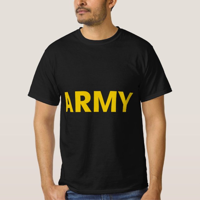 T-shirt Super Soft Army physique Fitness Uniforme (Devant)