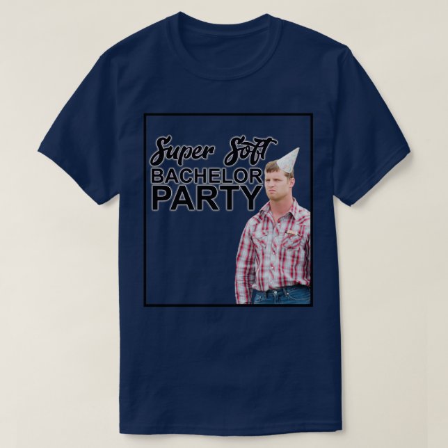T-shirt Super Soft Bachelor Party (Design devant)