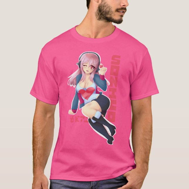 T-shirt Super Sonico Love (Devant)