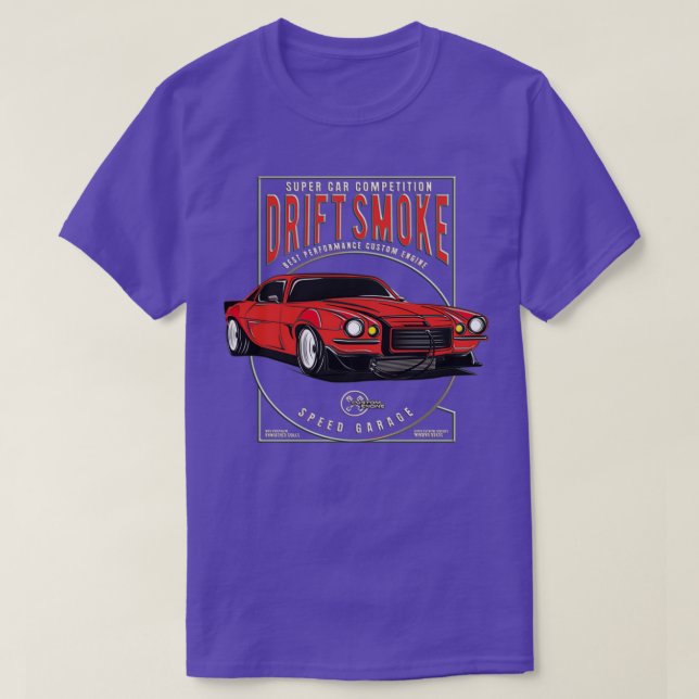 T-shirt Super Sport Super Auto Voiture Sentez La Vitesse 6 (Design devant)