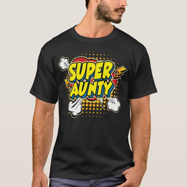 T-shirt Super tante 01 (Devant)