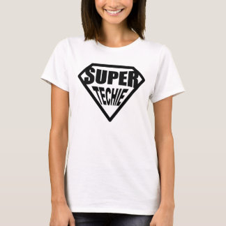 T-shirt Super Techie - Noir