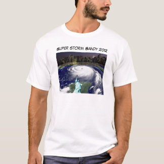 T-shirt Super tempête Sandy 2012_