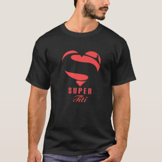 T-shirt Super Titi Superhero Cadeau Famille Costume de Noë