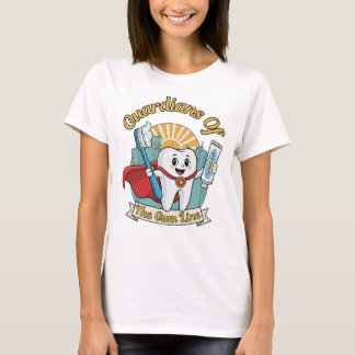 T-shirt Super Tooth Hero Chemise Dentaire