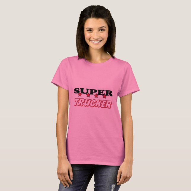 T-shirt Super Trucker (Devant entier)