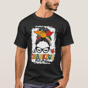 T-shirt Super Un Merci Mama Messy Bun Femmes Automne E