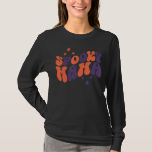 T-shirt super une éffrayante maman désordre bun femmes sor