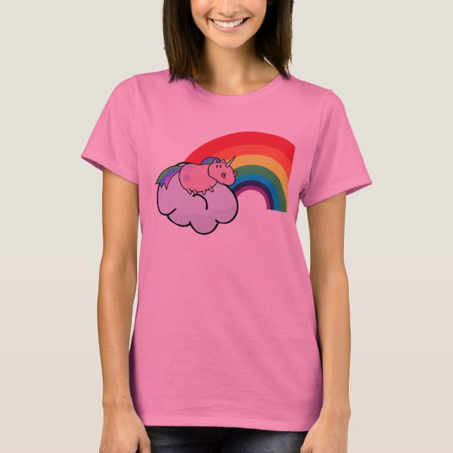 T-shirt Super Unicorn Wing Power ! (Devant)