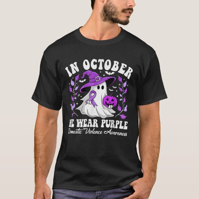 T-shirt Super Violence Conjugale Sensibilisation Hommes Fe (Devant)