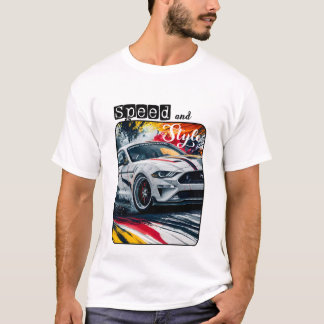 T-shirt Super Voiture Speed And Style