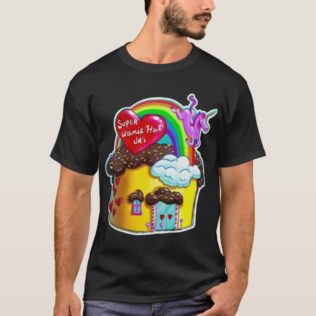 T-shirt Super Weenie Hut Jr drôle (Devant)
