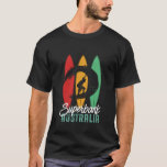 T-shirt Superbank Beach Australie Vintage Retro Surfing<br><div class="desc">Superbank Beach Australie. Design rétro vintage pour les surfeurs qui aiment surfer et surfer sur les vagues de l'océan. Vacances d'été cool, vacances de printemps marchandises pour ceux qui aiment le soleil chaud, le temps tropical, bronzage sous le palmier. Un design grandiose et déprimé à porter tout en profitant de...</div>