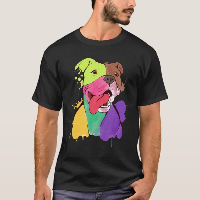 T-shirt Superbe chemise Pitbull Cadeau Pit Bull (Devant)
