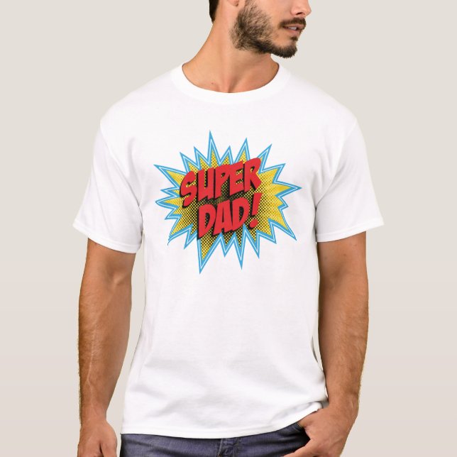 T-shirt superbe de papa (Devant)